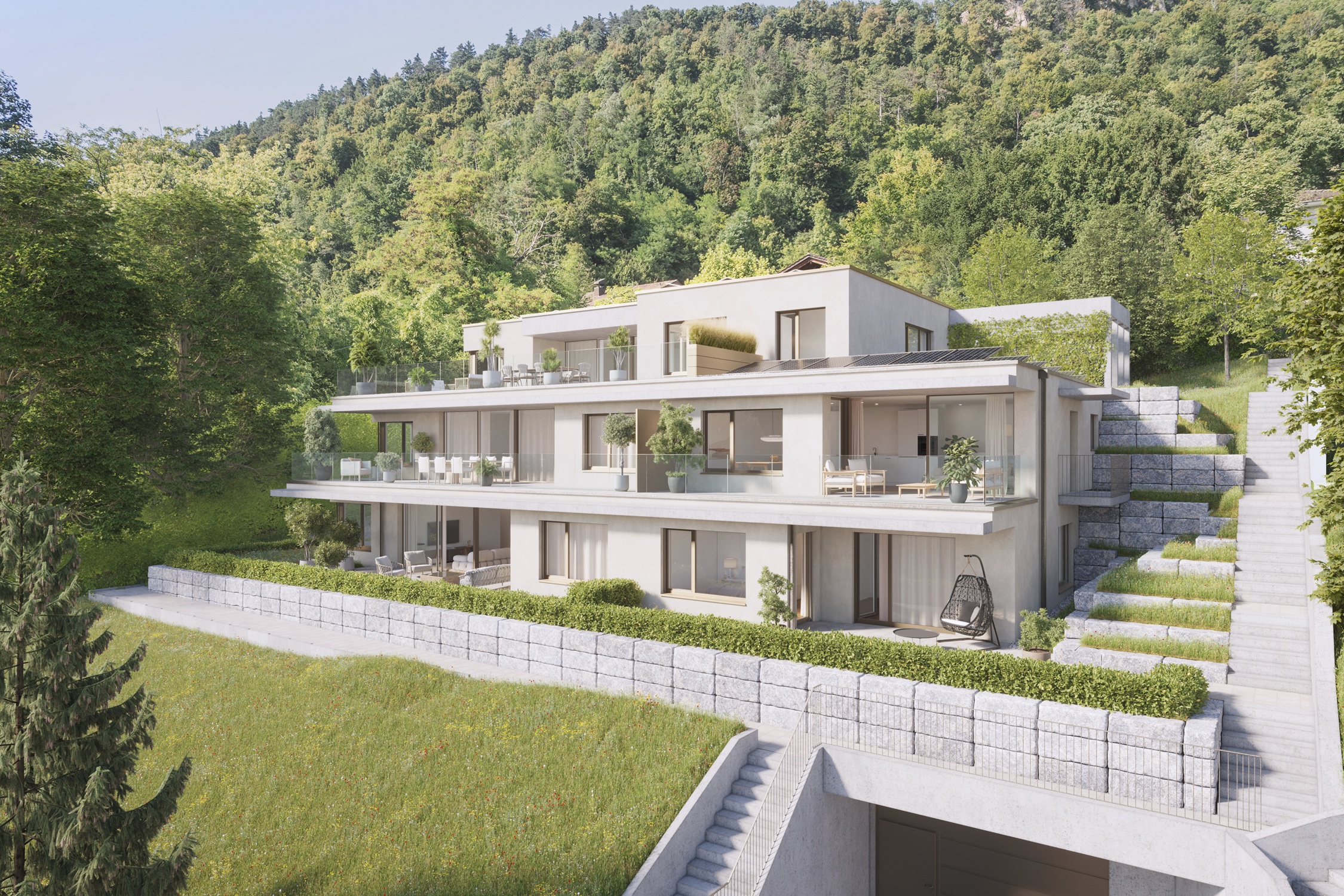 Neubauprojekt Rankweg 5 - Aussenansicht